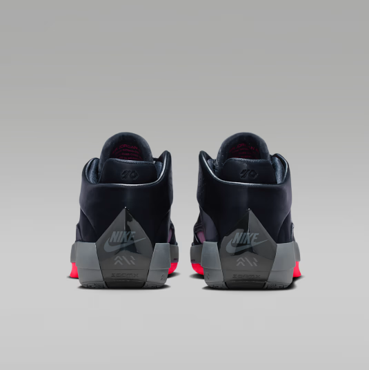 Black And Red Colorway Air-Cushioned Sneakers