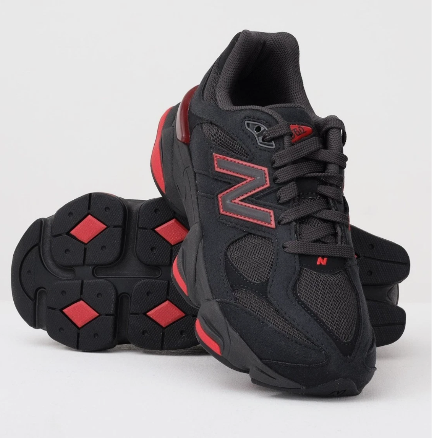 Black And Red Colorway Sneakers