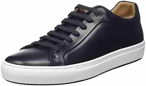 Premium Leather Low-Top Trainers
