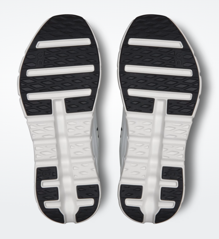 Black White Cushion Tech Lightweight Running Sneakers