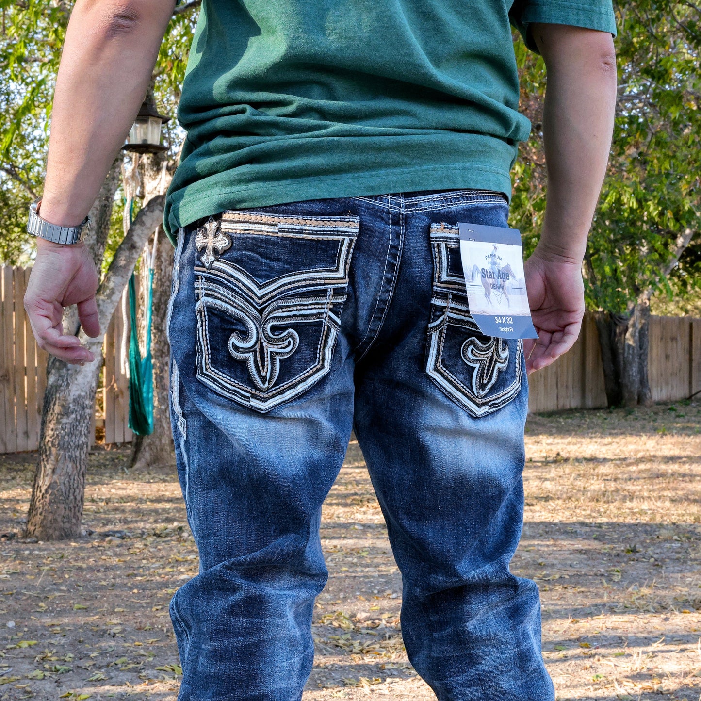 Men’s Straight Fit Blue Jean-042