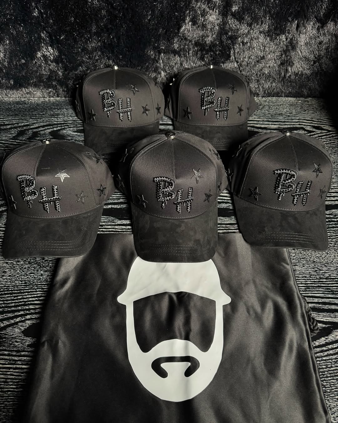 Black BH Star Cap