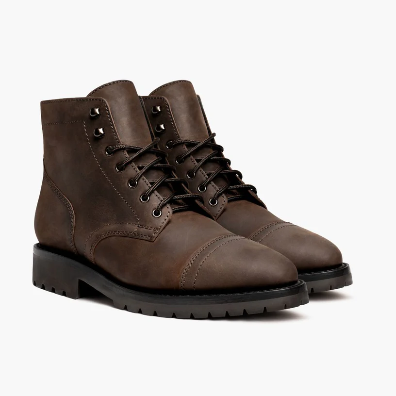 Men's Luxury High-Top Lace-up Boots