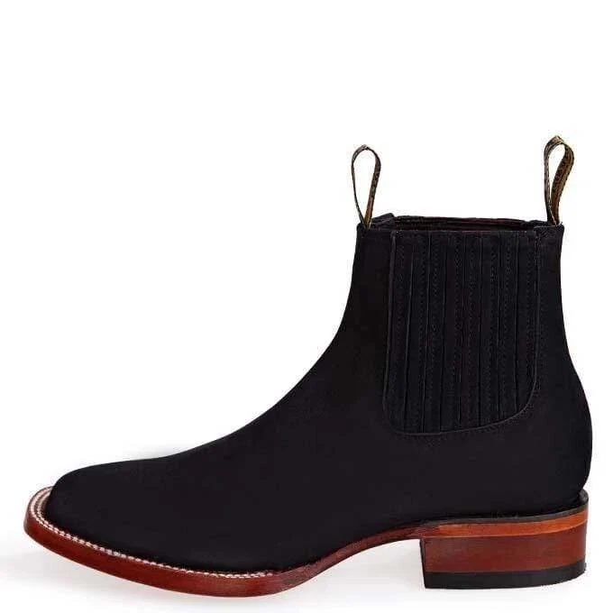 Men's genuine leather suede ankle boots