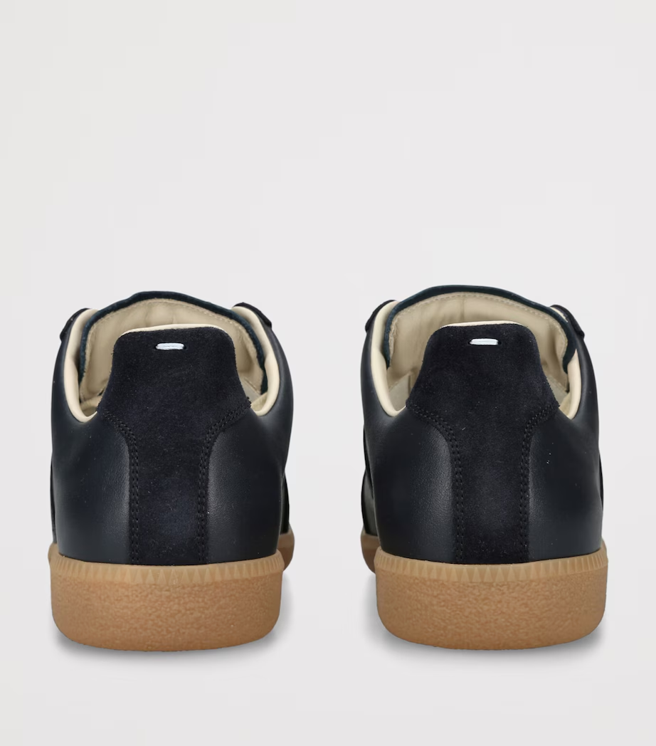Low-Top Leather Sneakers