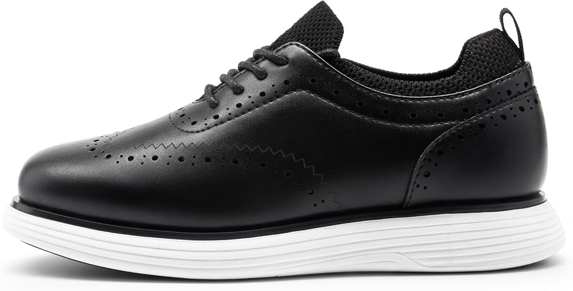 Casual Wingtip Oxford Shoes