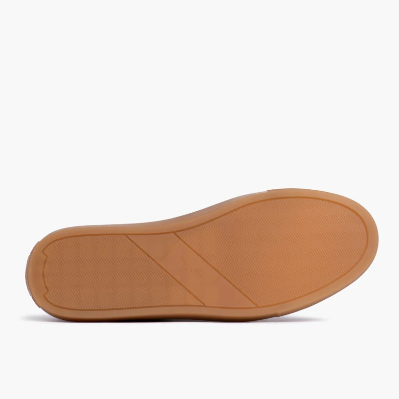 Men's Low Top In Tan Camel Suede