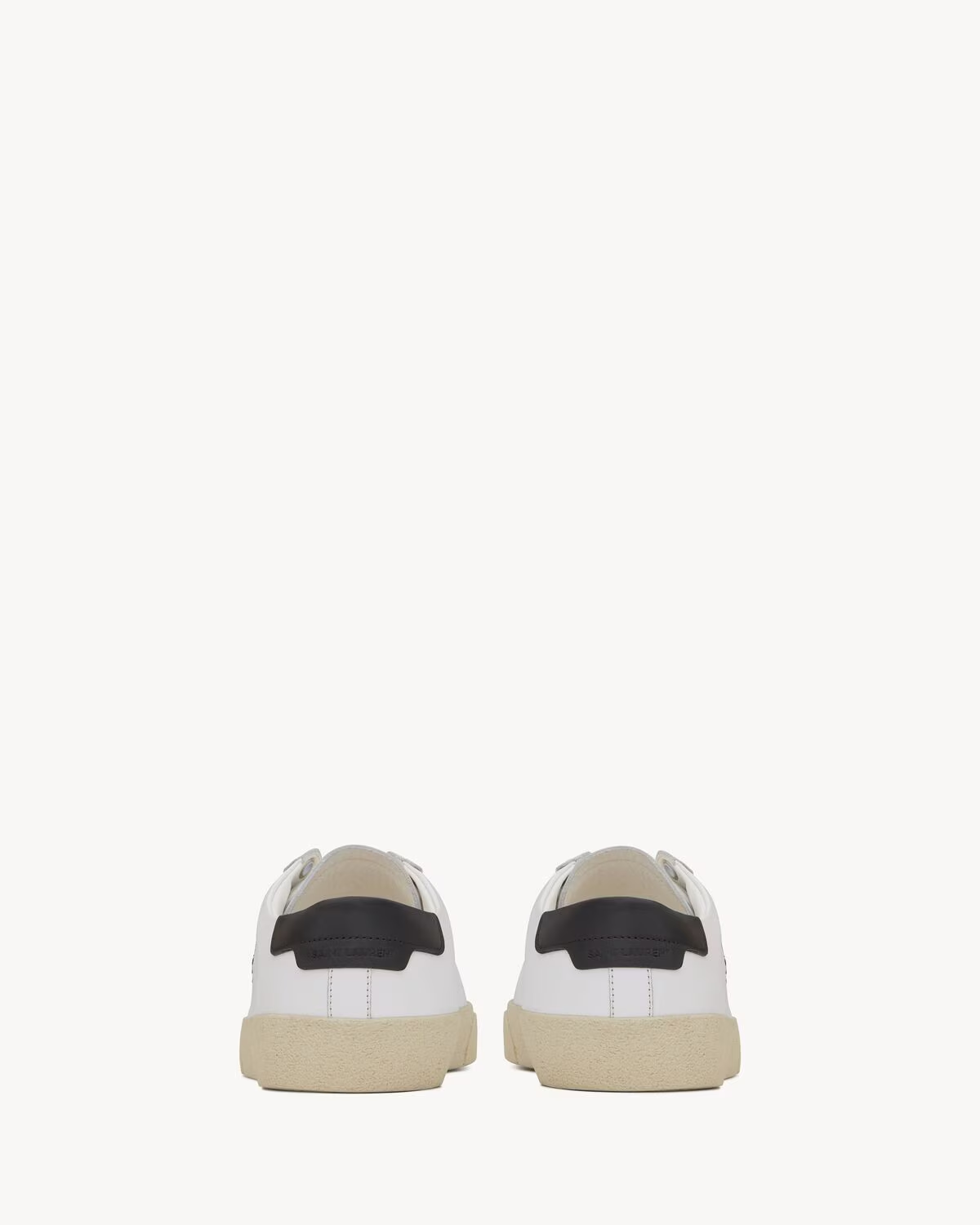 Embroidered Leather Court Sneakers