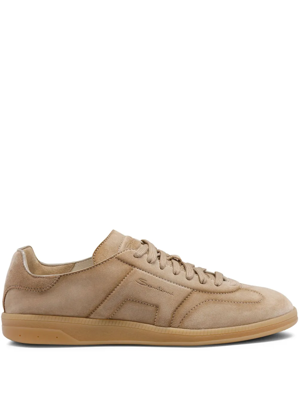 Retro Leather Suede Tennis Sneakers