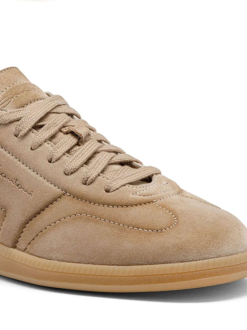 Retro Leather Suede Tennis Sneakers