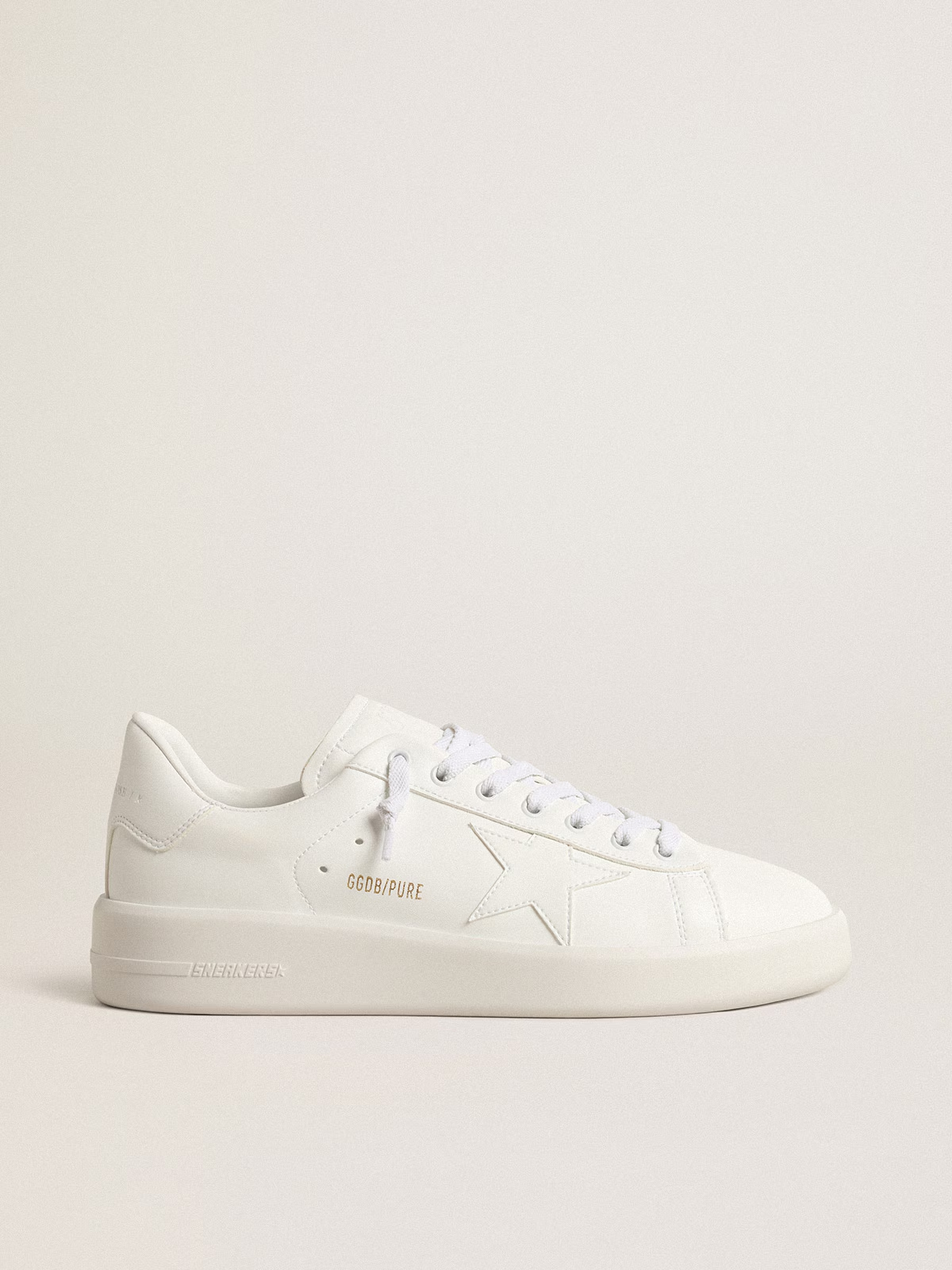 White Star Leather Low-Top Sneakers