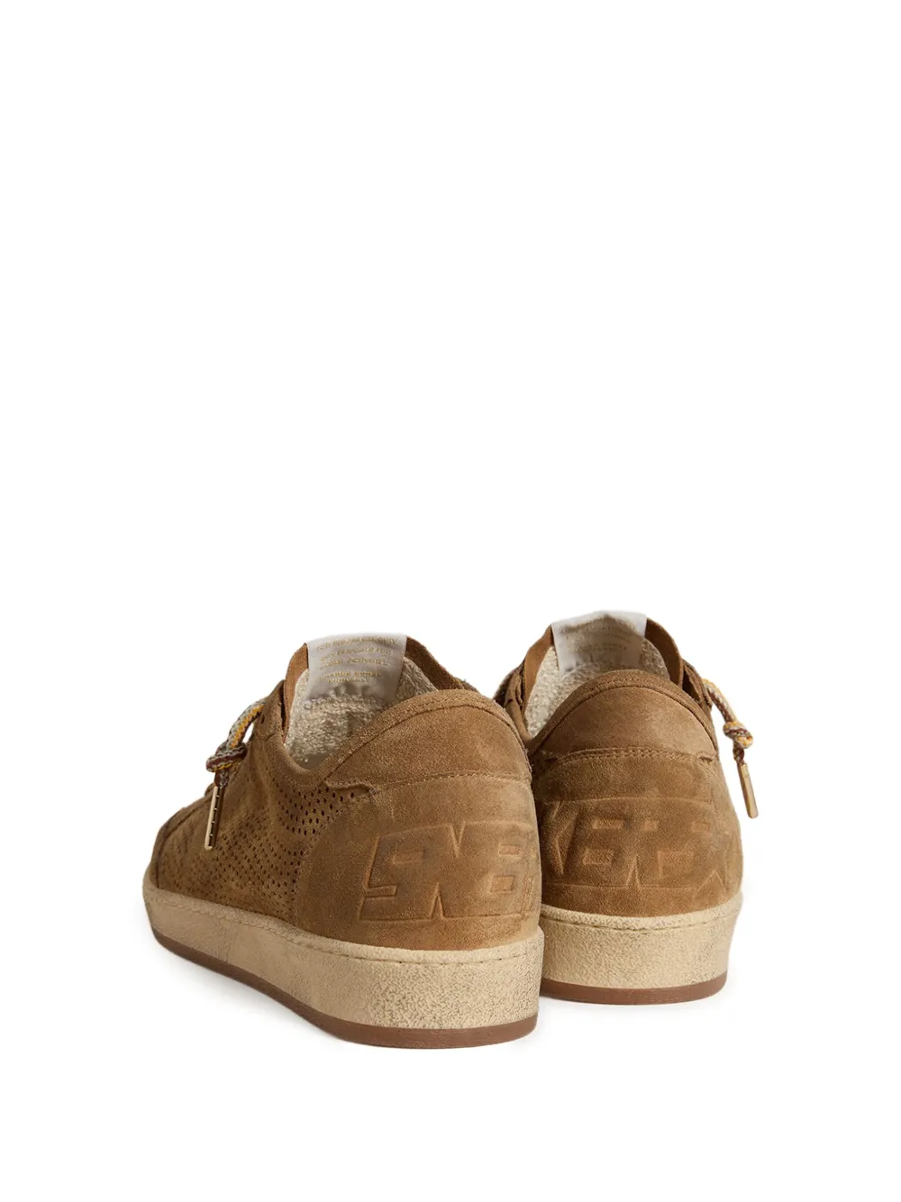 Peforated Suede Low-Top Sneakers