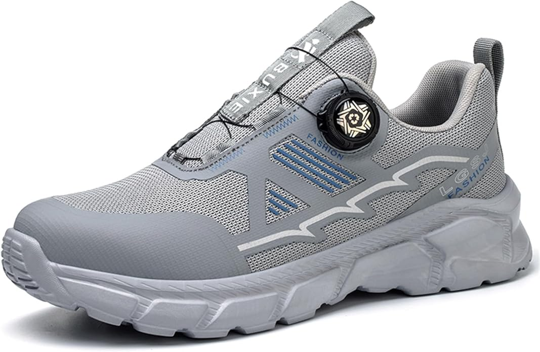 Steel Toe Lightweight Safety Work Sneakers with Dial Fit