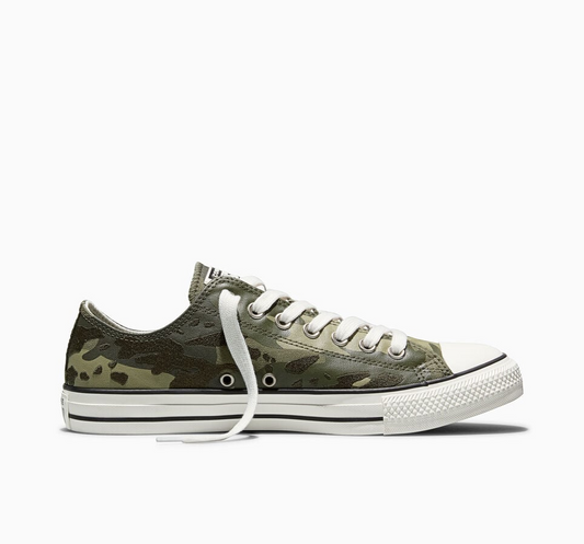 Wide Fit Comfortable Camo Canvas Shoes