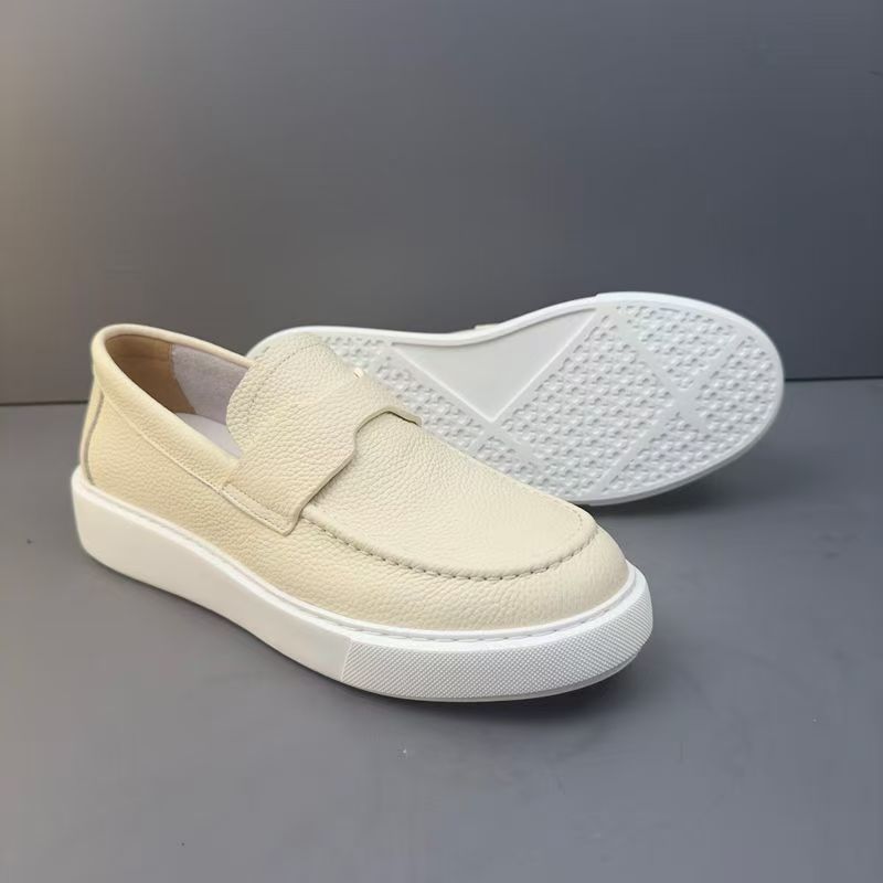 Retro Genuine Leather Men's Casual Loafers