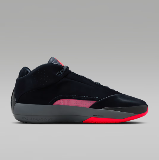 Black And Red Colorway Air-Cushioned Sneakers