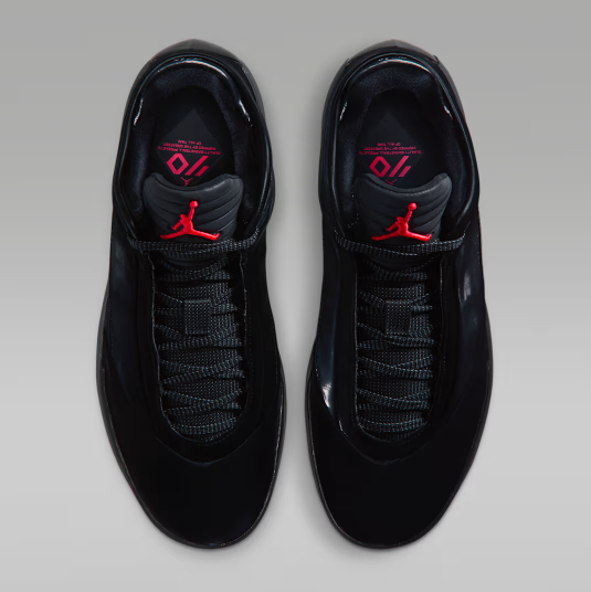 Black And Red Colorway Air-Cushioned Sneakers