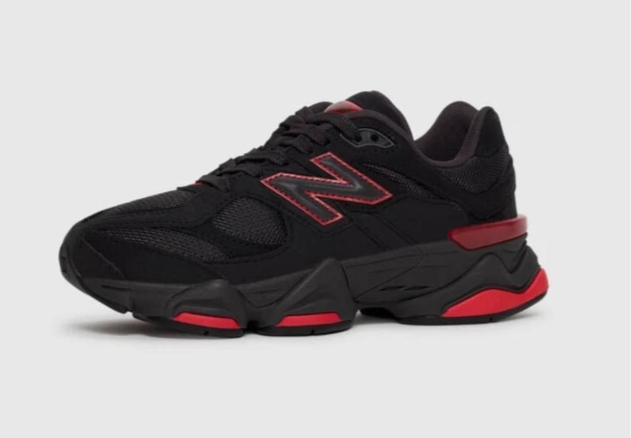 Black And Red Colorway Sneakers