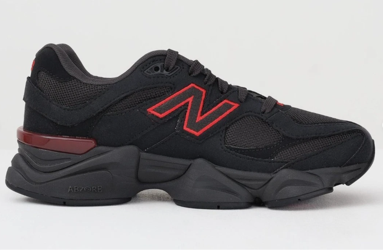 Black And Red Colorway Sneakers