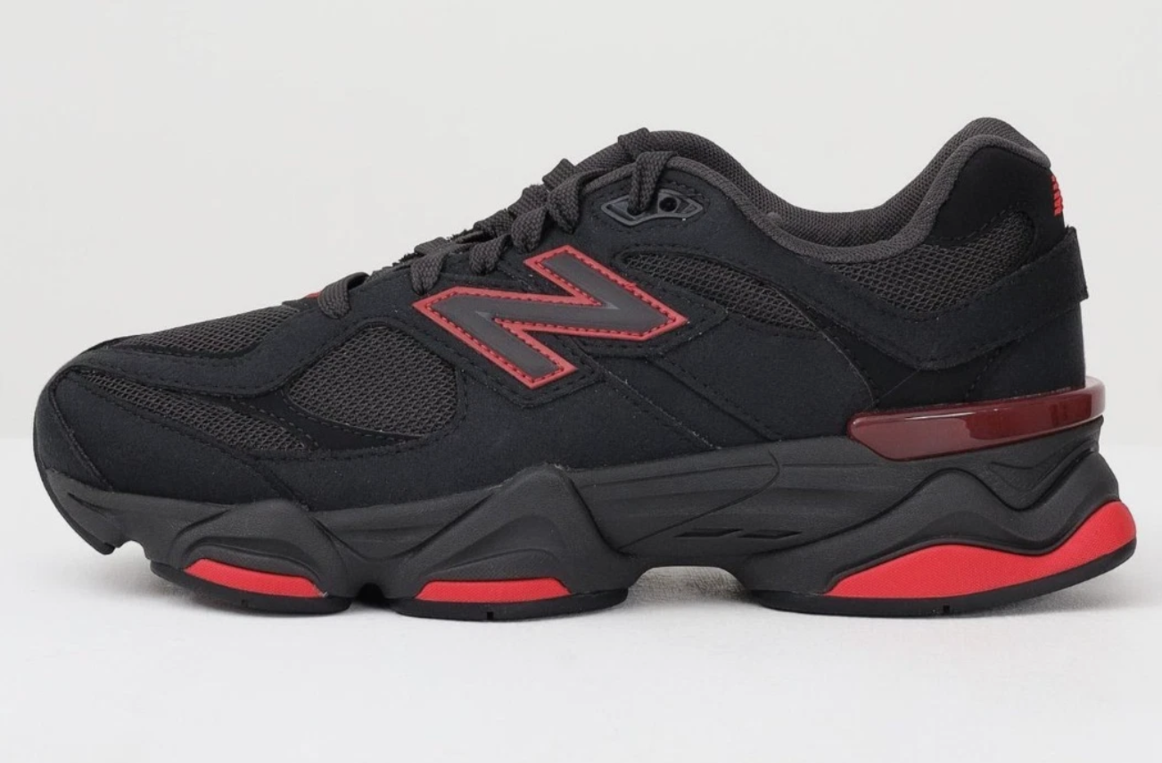 Black And Red Colorway Sneakers